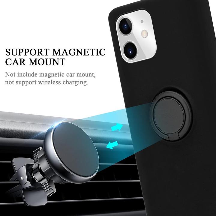Productafbeelding Cadorabo TPU Vloeibare Ring Silicone Hoesje (Apple iPhone 11)