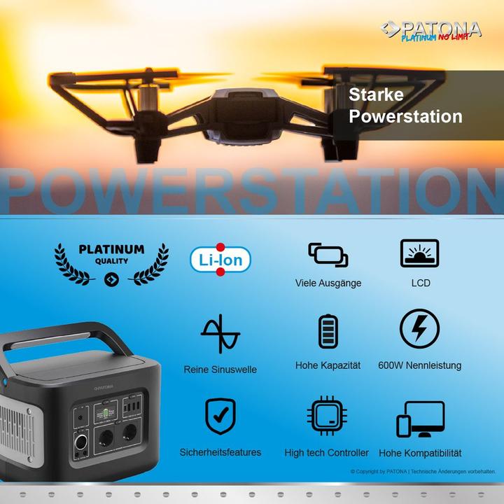 Produktbild Patona Powerstation (622 Wh, 6.75 kg)