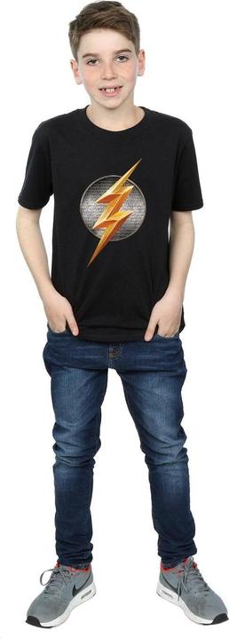 Image du produit - T-shirt JUSTICE LEAGUE MOVIE FLASH EMBLEM - Garçon (116)