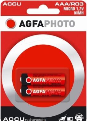 Produktbild AGFAPHOTO Accu Hr03 900 (2 Stk., AAA, 900 mAh)