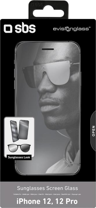 Actual product image SBS Sunglasses Screen Glass for iPhone 12/12 Pro (1 Piece, Realme 12 Pro+, Apple iPhone 12)