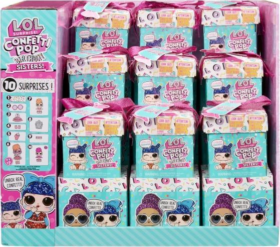 Actual product image L.O.L. Surprise! Confetti Pop Birthday Sisters