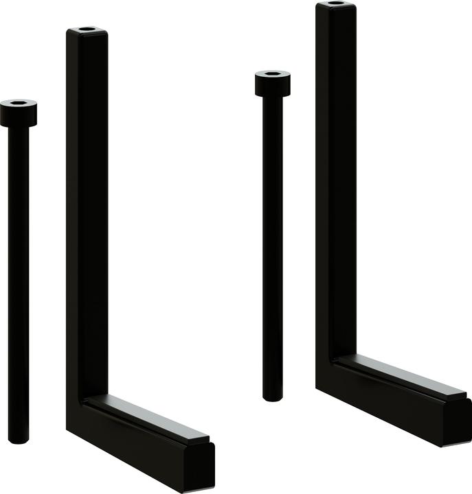 IB Connect Set di montaggio SUPRA nero per 30-55 mm