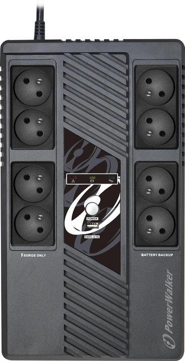 Actual product image Powerwalker UPS VI 1000 MS FR Line-Int (1000 VA, 600 W, Line-interactive UPS)