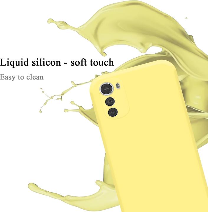 Actual product image Cadorabo TPU Liquid Silicone Case Cover for Motorola MOTO E32 4G / E32S (Motorola Moto E32s)