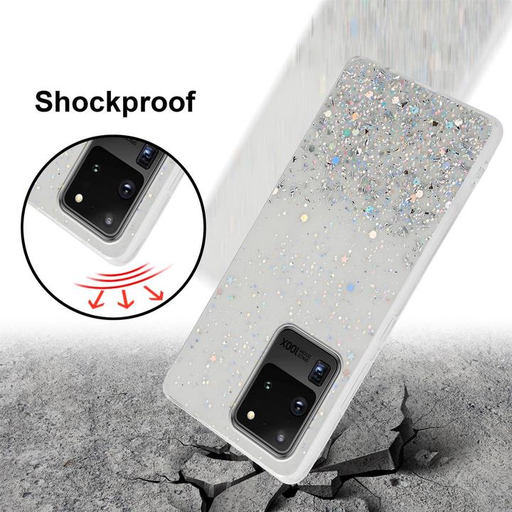 Produktbild Cadorabo TPU Cover funkelnder Glitter (Samsung Galaxy S20 Ultra)