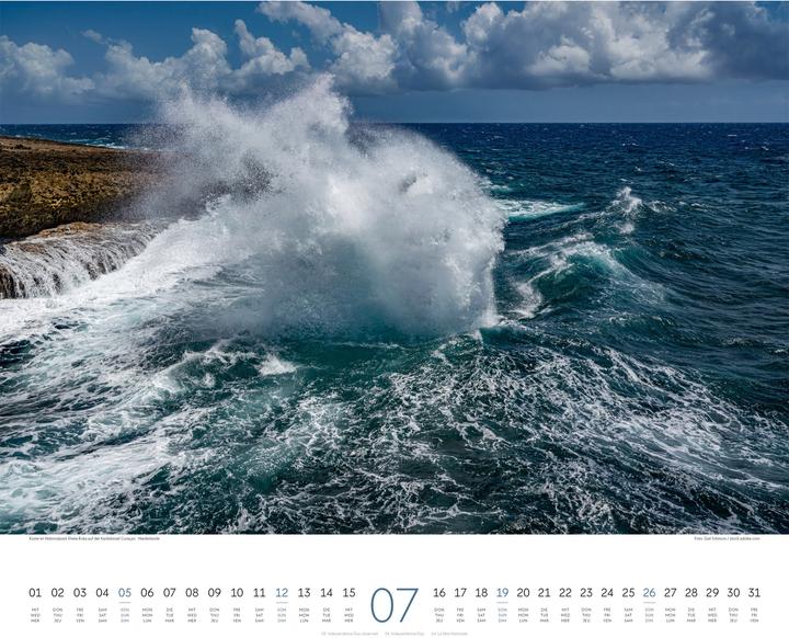Produktbild Wasser Kalender 2026 (54 x 48 cm, Harter Einband, Deutsch, Französisch, Englisch)