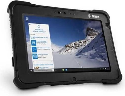Produktbild Zebra RUGGED TABLET, L10, NFC, WWAN W/GPS, XSLATE, 1000 NIT, 4 GB RAM, 64 GB EMMC, ANDROID, STD BAT, ROW (4G, 10.10", 64 GB, Schwarz)