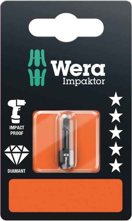 Actual product image Wera 868/1 IMP DC # 2 x 25 mm SB (Phillips cross PH2 x 25 mm)
