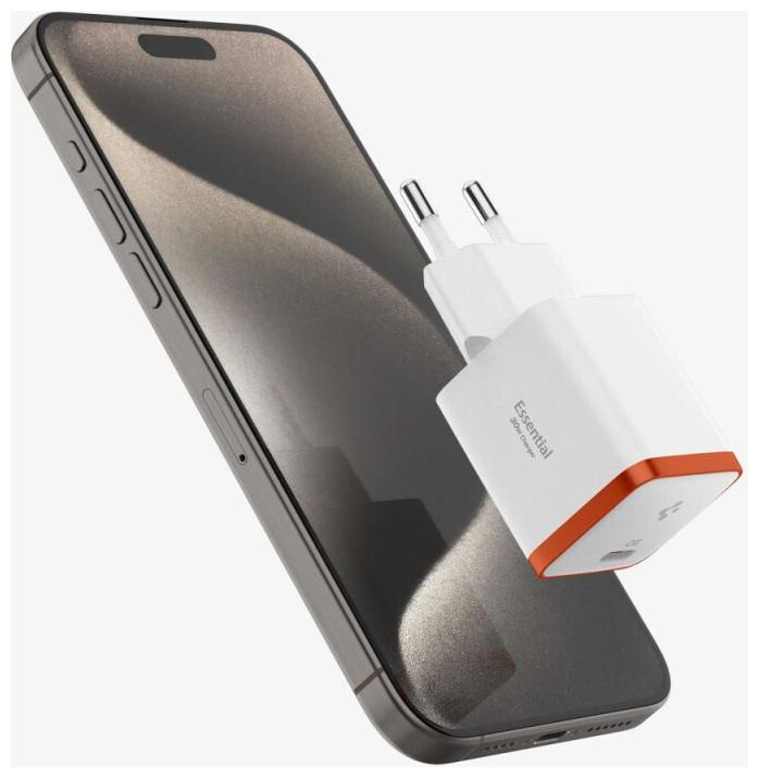 Immagine prodotto Spigen Caricatore da parete ArcStation Essential EE301EU 30W - Bianco (30 W)