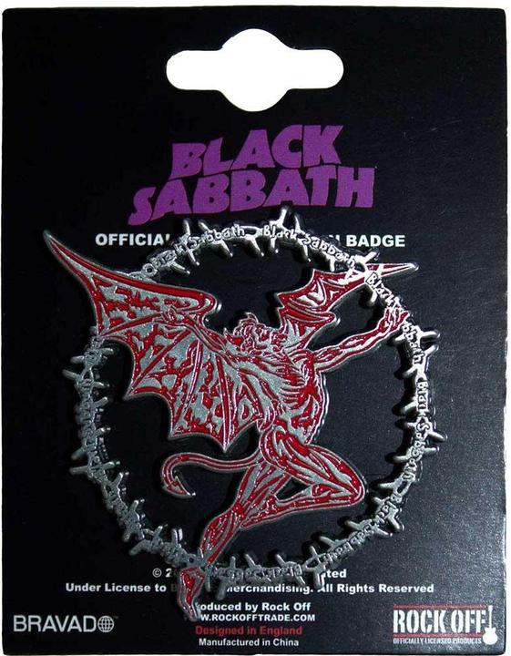 Produktbild Black Sabbath Dämonenring Abzeichen Metall