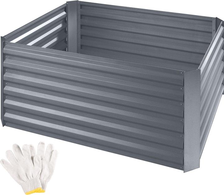 Image du produit tectake Lit surélevé en zinc pour la salvia