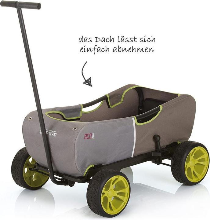 Actual product image Hauck Toys for Kids handcart handcart Eco Mobile - foldable with roof