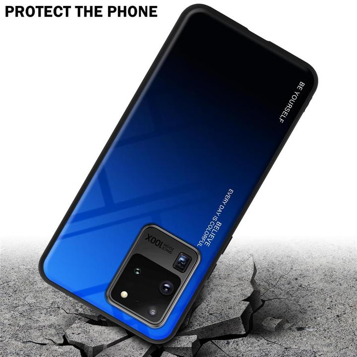 Produktbild Cadorabo TPU 2 Farben Glas Cover (Samsung Galaxy S20 Ultra)