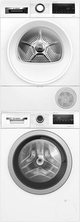 Produktbild Bosch Hausgeräte WQG233D1CH & WAN28243CH Waschturm (8 kg, Rechts, CH-Stecker)