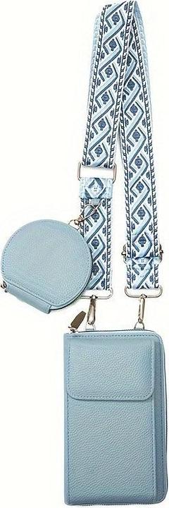 Actual product image Only-Bags.Store 2-in-1 crossbody shoulder bag with coin pocket, trendy mobile phone bag in casual style, simple