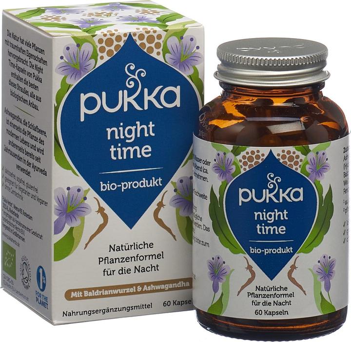 Produktbild Pukka Night Time Kapsel NEM Bio (60 Stück, 178 g)