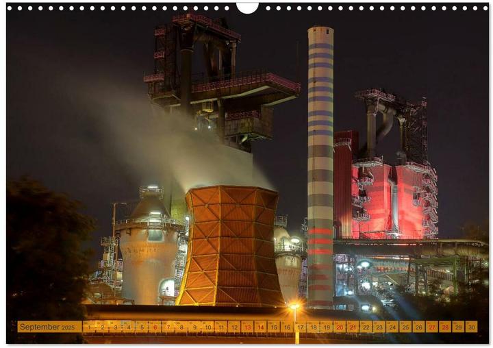 Actual product image RUHRPOTT LICHTER (Wandkalender 2025 DIN A3 quer), Monatskalender (A3, German)