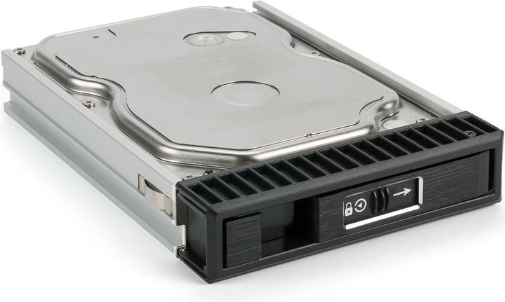 Actual product image Fantec BP-T2131 Internal RAID enclosure with fan status indicator, hot-swappable removable frame, overheat