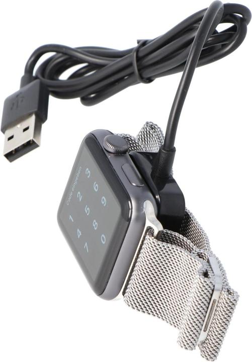 Image du produit AccuCell Station de charge USB compatible avec Apple Watch Series 1, 2, 3, 4, 5 noir