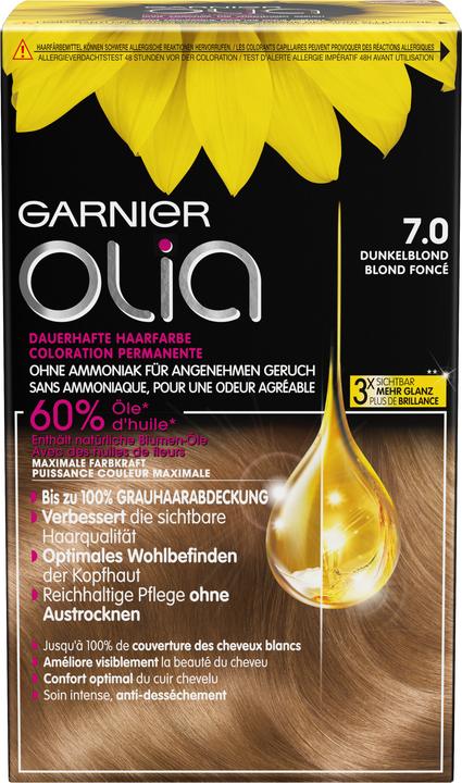 Actual product image Garnier Olia (7 Dark blonde)