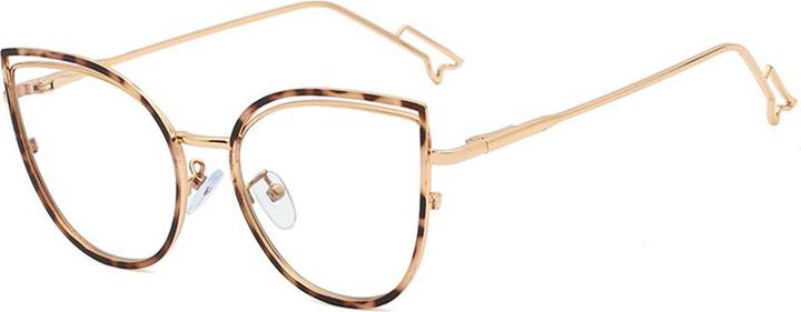 Actual product image Techsuit - Anti-Blue Light Glasses Reflex Metal (F95597-C13) - Butterfly - Leopard