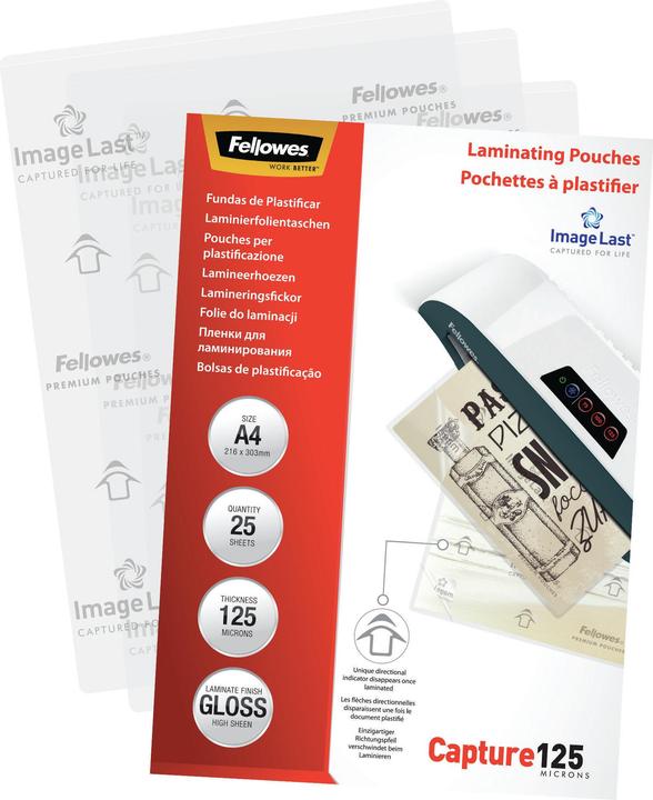 Actual product image Fellowes Capture 125 (A4, 25 Piece, 125 µm)