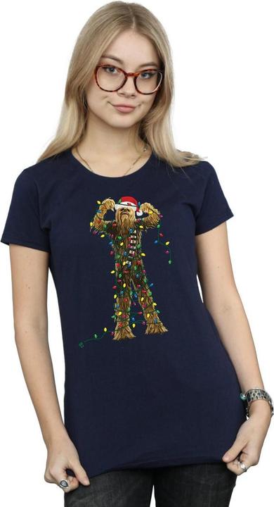 Produktbild Star Wars Chewbacca Christmas Lights TShirt (L)