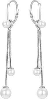 Produktbild Agato Elegant silver earrings with pearls AGUC3483P