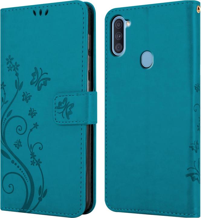 Actual product image Cadorabo Flower Book Cover (Samsung Galaxy M11, Samsung Galaxy A11)