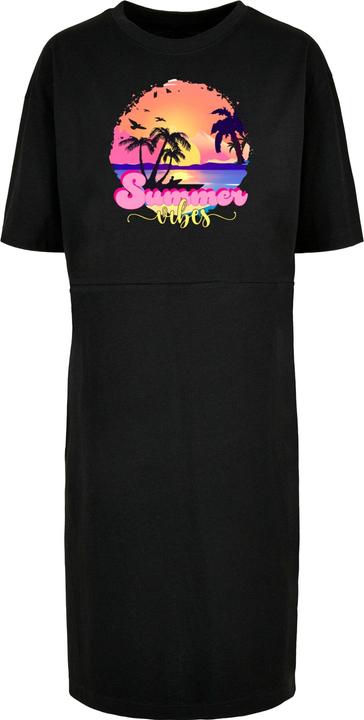 Produktbild Merchcode Ladies Summer Vibes Sunset Oversized Slit Tee Dress - 118975 (S)