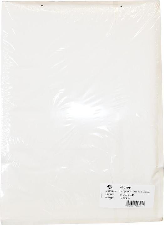 Produktbild Mailmedia Luftpolster-Versandtaschen, Typ I19, weiss, 56 g Aussenmasse: 320 x 455 mm, Innenmasse: 295 x 445 mm (10 x)