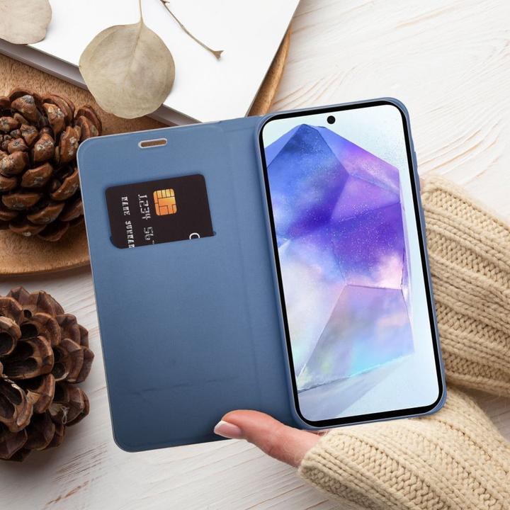 Immagine prodotto Partner Telecom Book case OEM LUNA Book Carbon for SAMSUNG A50 blue (Samsung Galaxy A50)