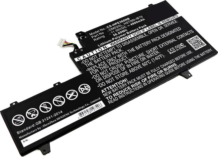 Produktbild AGI Akku kompatibel mit HP EliteBook x360 1030 G2 (1 Zellen, 4900 mAh)