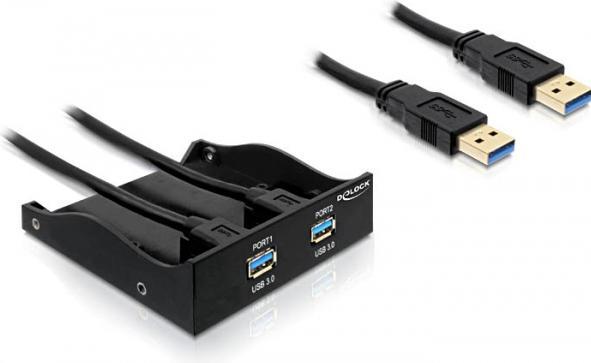 Image du produit Delock 61828 Panneau avant USB 3.0 2 ports