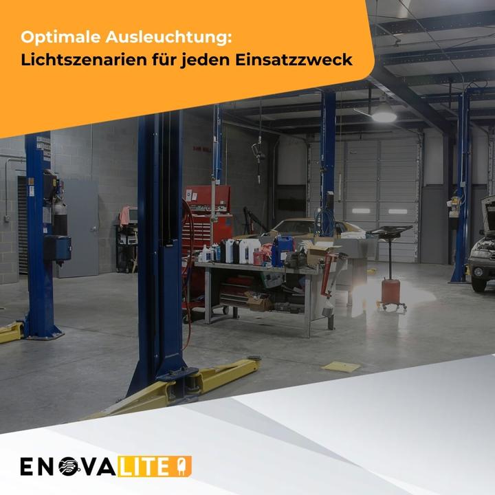 Image du produit Enovalite Luminaire LED Highbay, UFO, EEK : C, 200W, 34000lm, 4000K, noir (34000 lm)