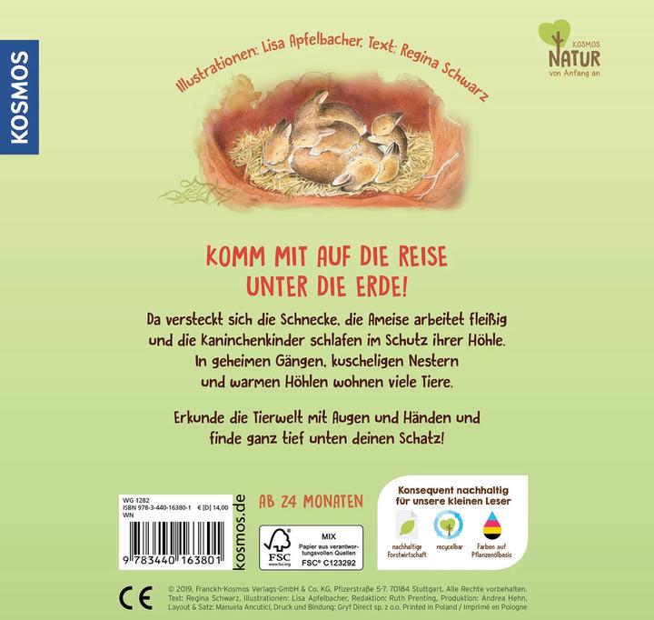 Produktbild Kosmos Guck mal unter die Erde (Deutsch, Regina Schwarz, 2019)