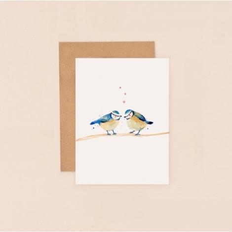 Image du produit Louise Mulgrew Mini - Grusskarte Blaumeisen von
