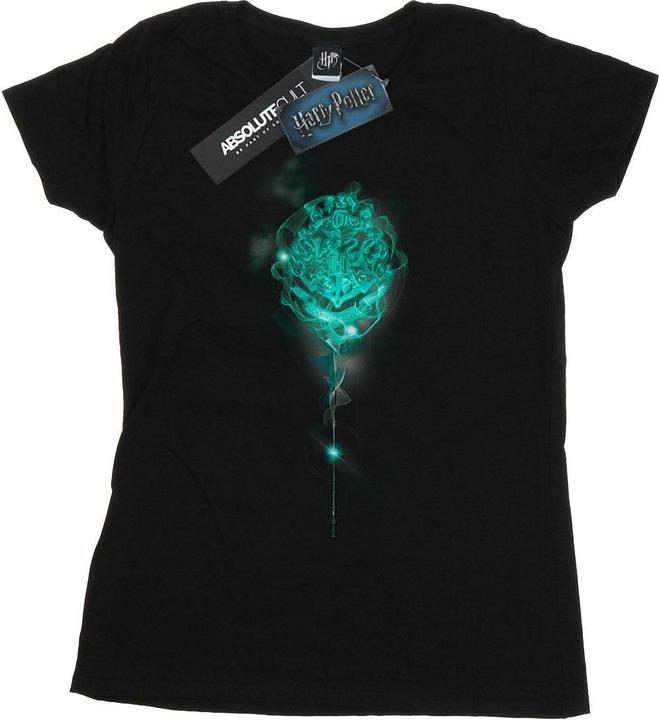 Actual product image Womens/Ladies Hogwarts Crest Mist Cotton T-Shirt (XXL)