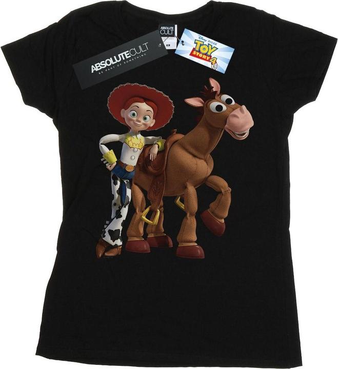 Actual product image Disney Womens/Ladies Toy Story 4 Jessie And Bullseye Cotton T-Shirt (M)