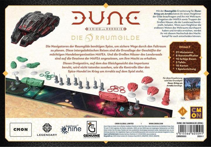 Image du produit Cmon Dune Guerre pour Arrakis - La Guilde spatiale (Allemand)
