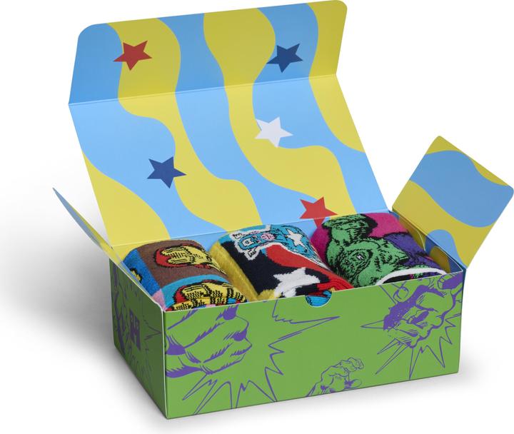 Immagine prodotto Happy Socks Strümpfe MARVEL™ Avengers Socken 3er Pack (confezione da 3, 36 - 40)