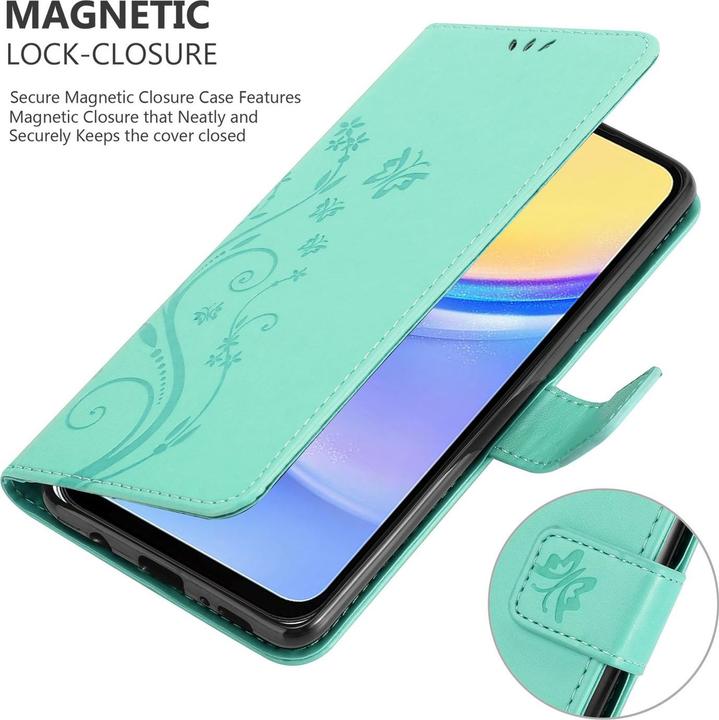 Image du produit Cadorabo Coque pour Samsung Galaxy A16 pour Fleur Book (Samsung Galaxy A16)