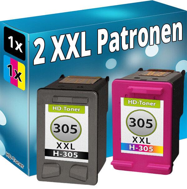 Image du produit Druckfuxx 2x Tinte Patronen für HP 305 XL ENVY 6010 6020 6022 6030 6032 6052 605