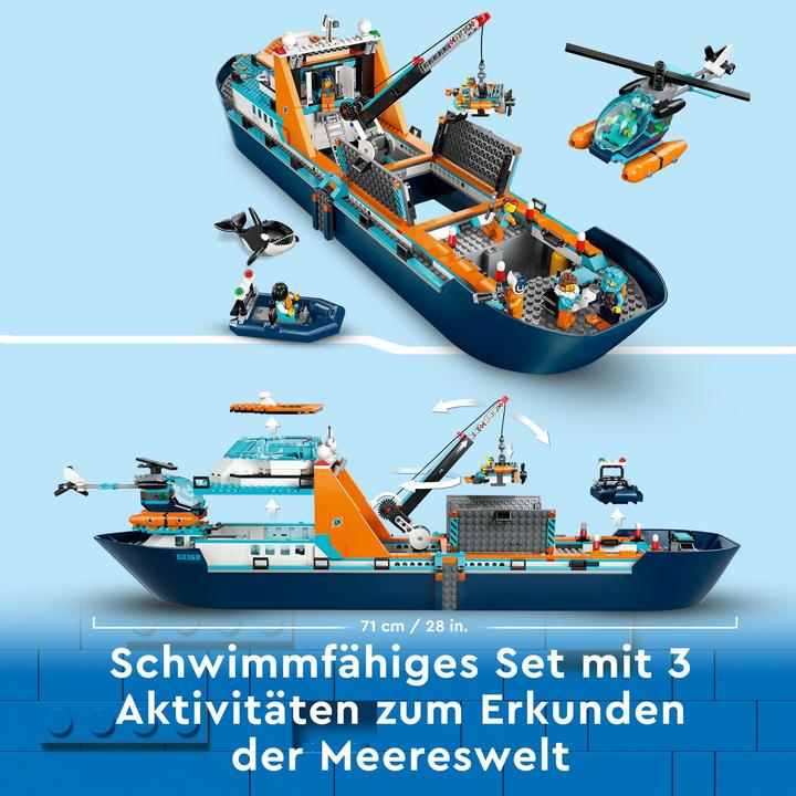 Actual product image LEGO Arctic research vessel (60368, LEGO City)