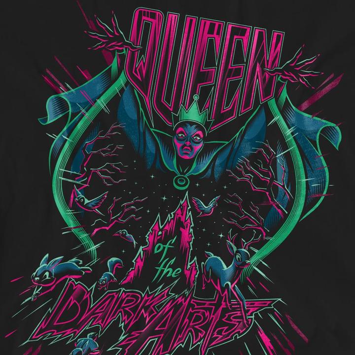 Actual product image Disney Villains Unisex Adult Queen Of The Dark Arts T-Shirt (L)