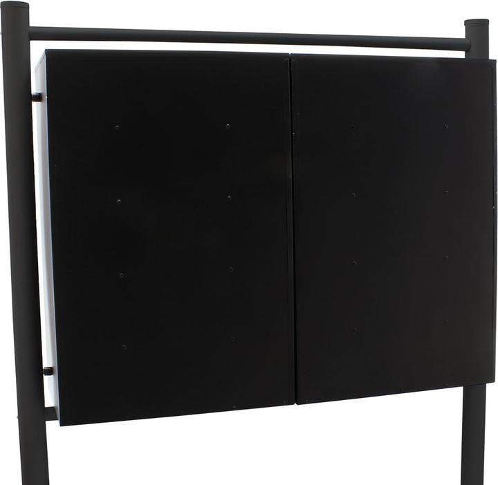 Immagine prodotto Wiltec 10 cassette per le lettere sistema nero 2x5 scomparti cassetta per le lettere