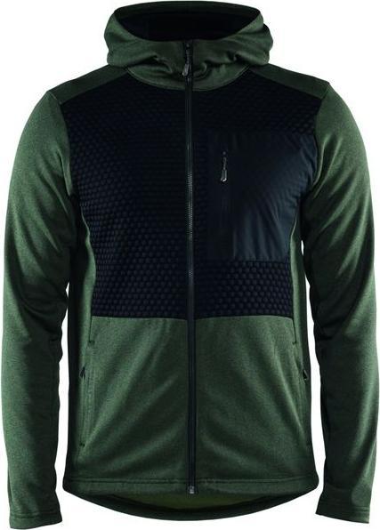Blakläder Kapuzen-Sweatshirt herbstgrün / schwarz