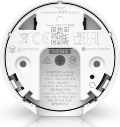 Actual product image Ubiquiti U6-Mesh WiFi 6 (4800 Mbit/s)