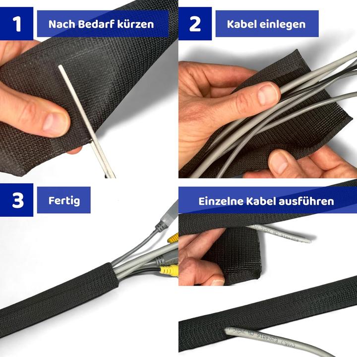 Immagine prodotto Label-the-cable Kabelschlauch (Tubo cavi, 2500 cm)